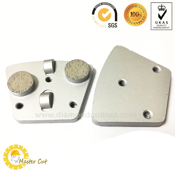 PCD diamond grinding shoe for coating removal