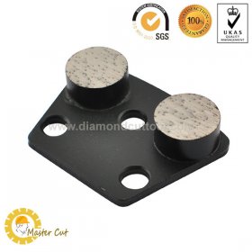 Magnetic metal bond ASL diamond grinding shoe plate for concrete floor