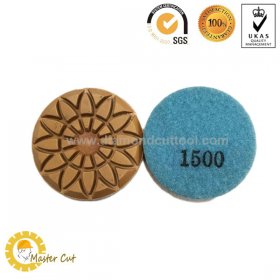 Buy cheap flower type 3" resin concrete floor diamond polishing pads