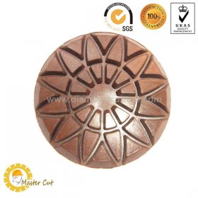 3 inch wet rosex copper bond transitional floor polishing pads